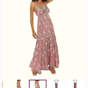 Raga Barren Paisley maxi dress NWOT